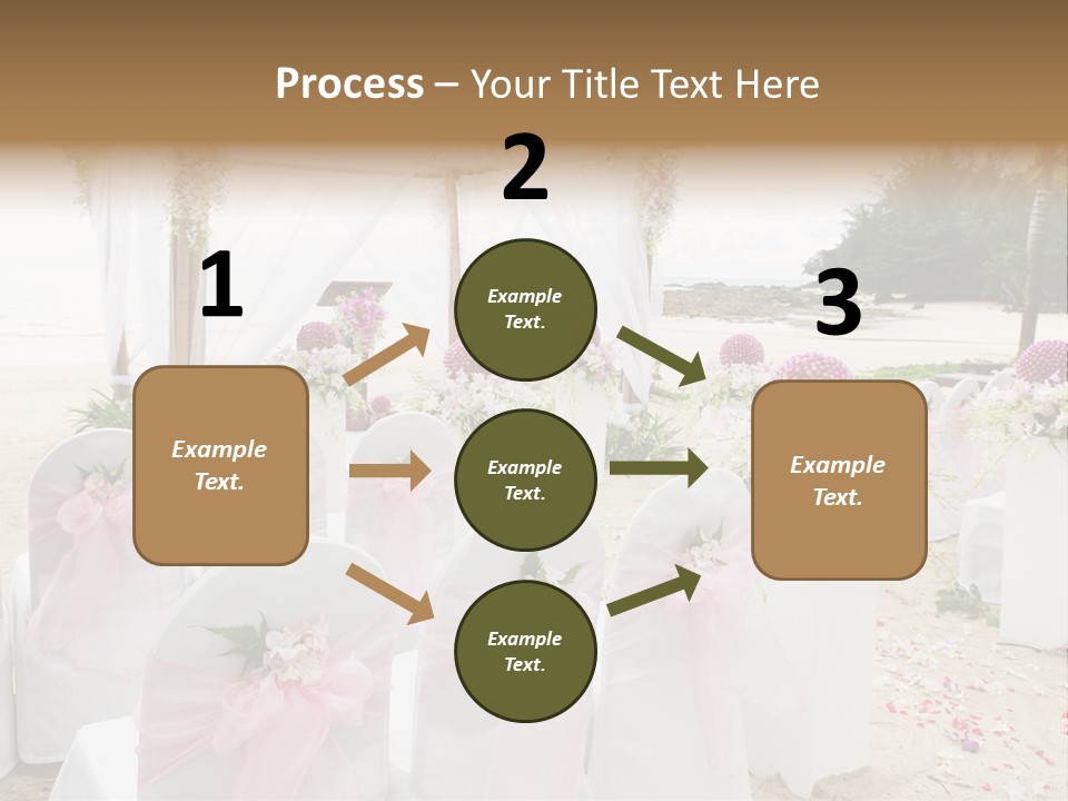 Pink White Ceremony PowerPoint Template
