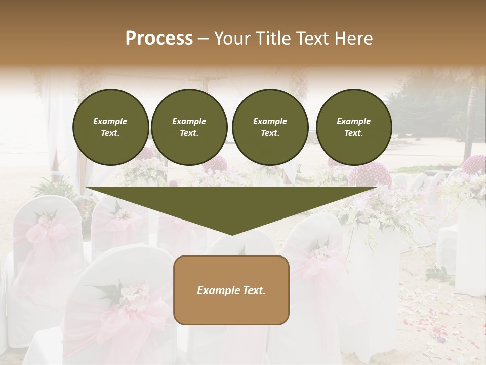 Pink White Ceremony PowerPoint Template