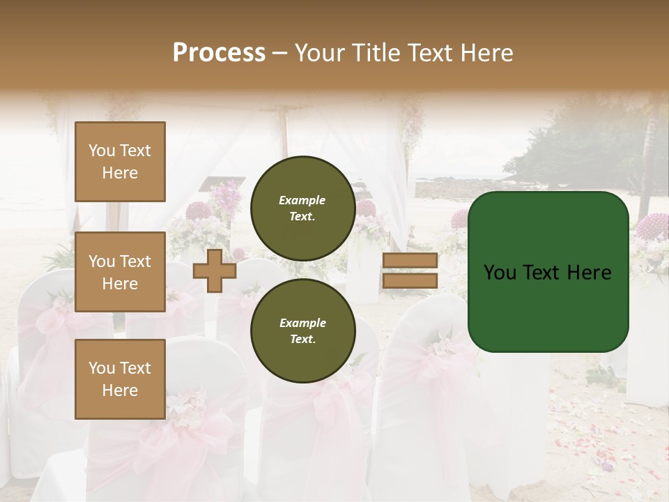 Pink White Ceremony PowerPoint Template