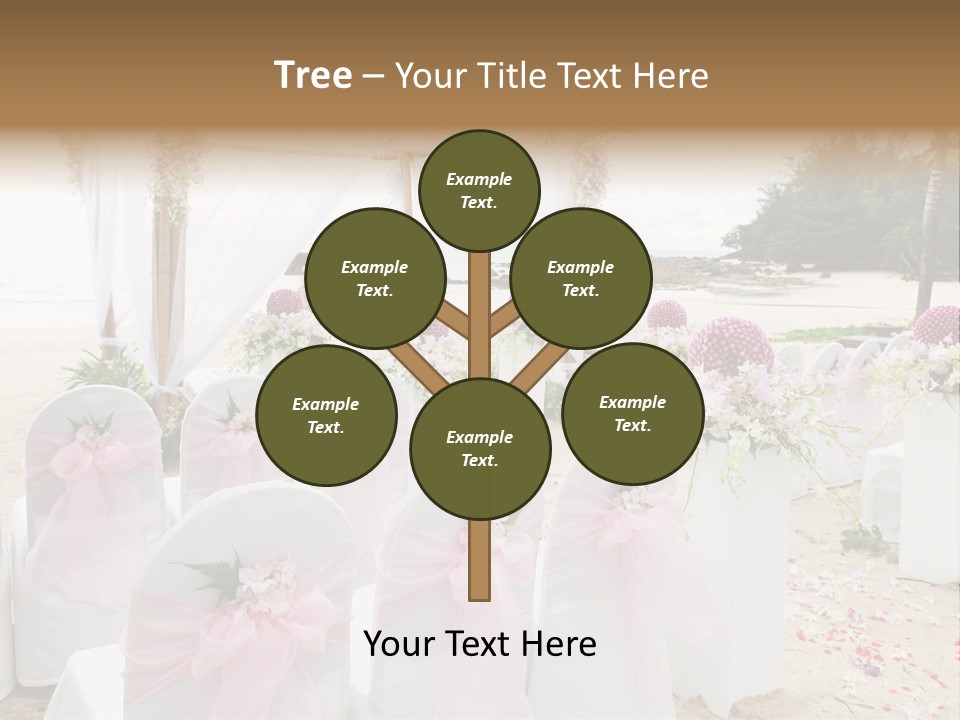 Pink White Ceremony PowerPoint Template