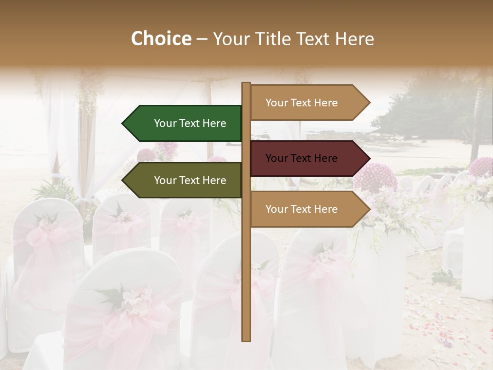 Pink White Ceremony PowerPoint Template