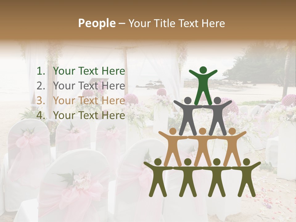 Pink White Ceremony PowerPoint Template