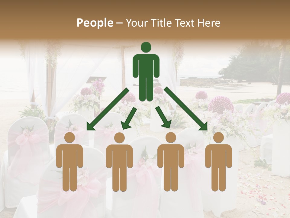 Pink White Ceremony PowerPoint Template