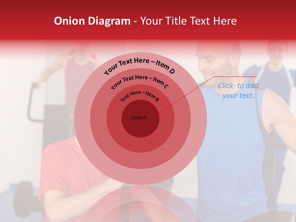 Caucasian Running Personal PowerPoint Template