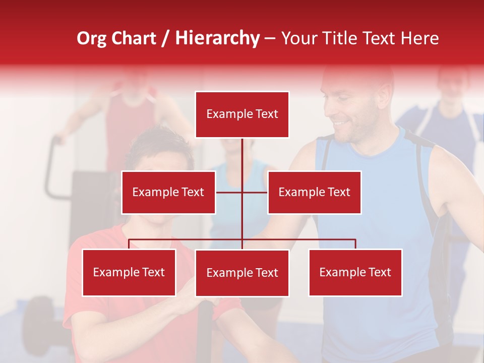 Caucasian Running Personal PowerPoint Template