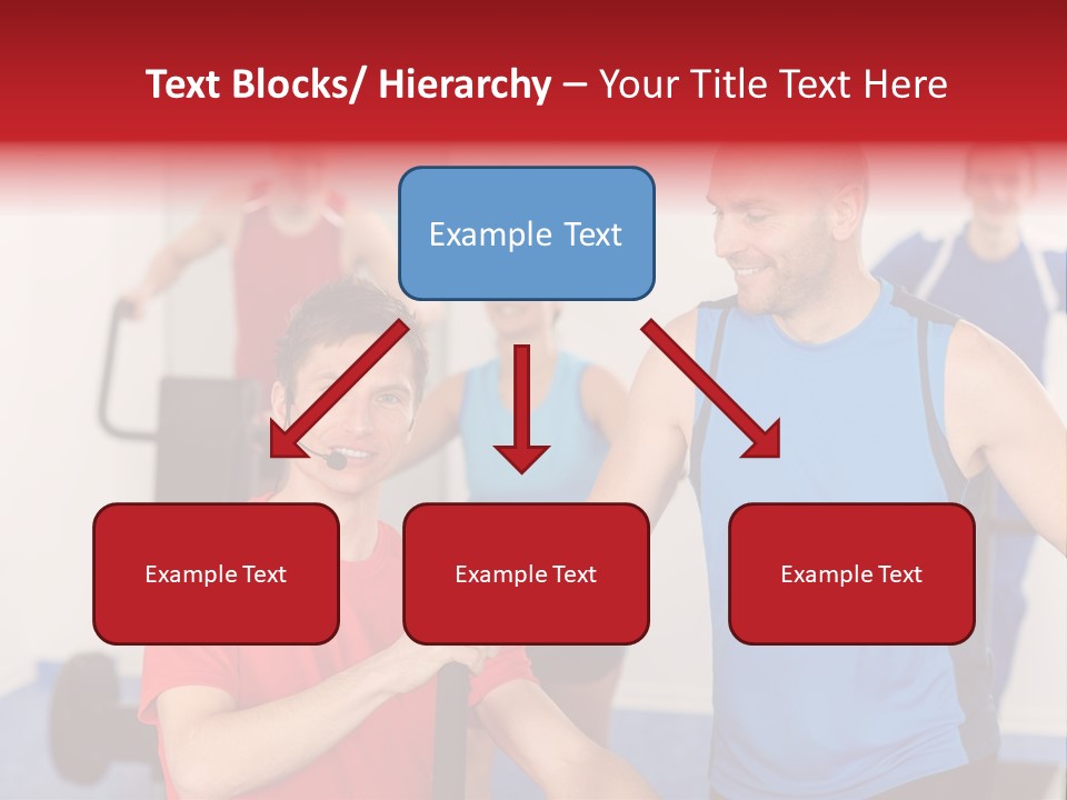 Caucasian Running Personal PowerPoint Template