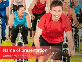 Vitality Young Workout PowerPoint Template