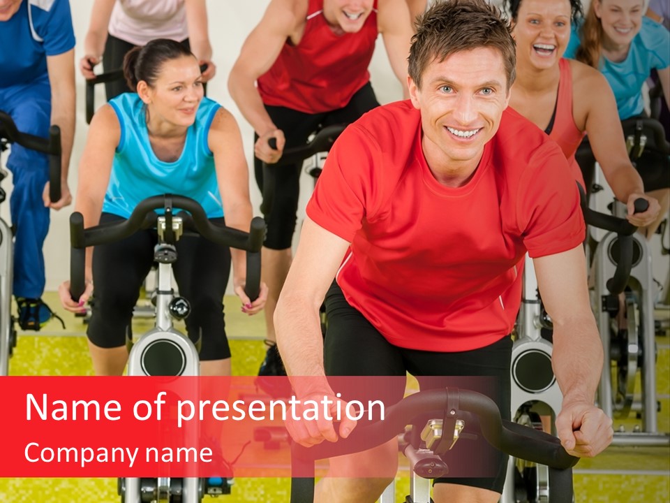 Vitality Young Workout PowerPoint Template