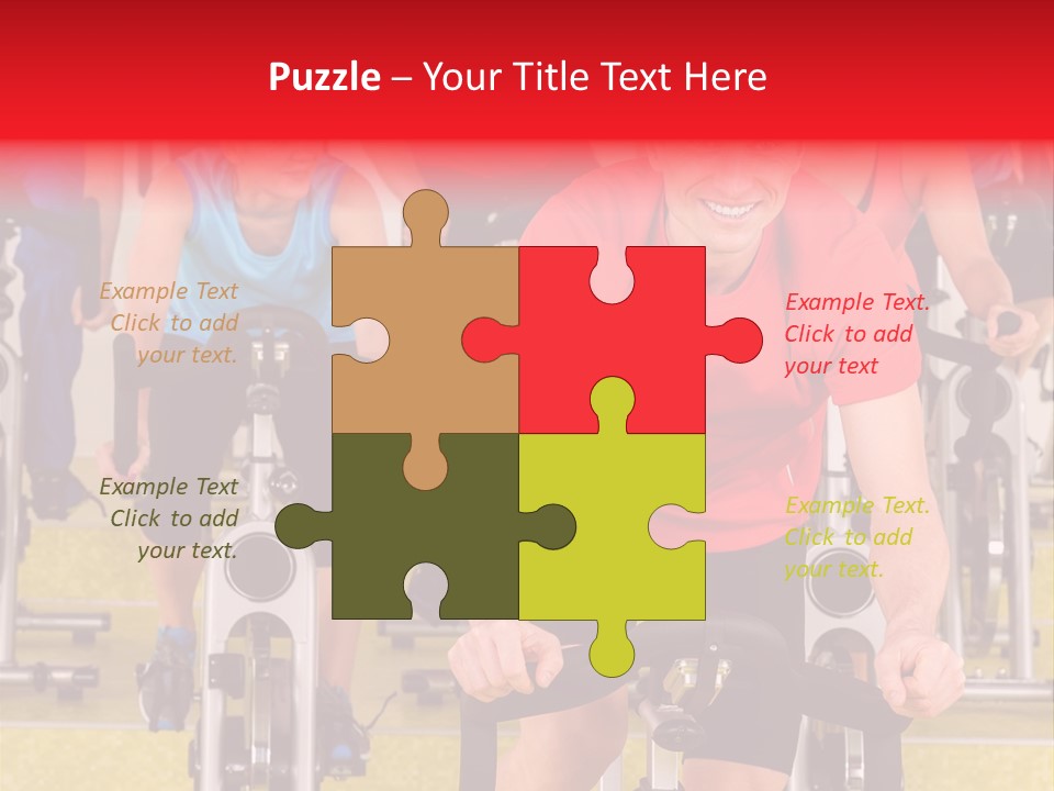 Vitality Young Workout PowerPoint Template