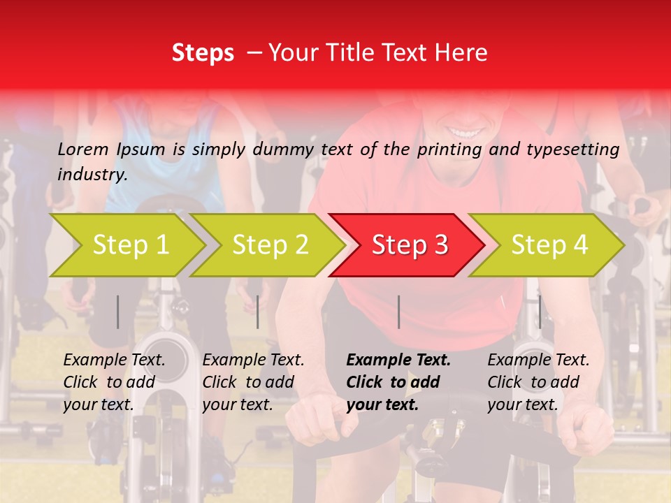 Vitality Young Workout PowerPoint Template