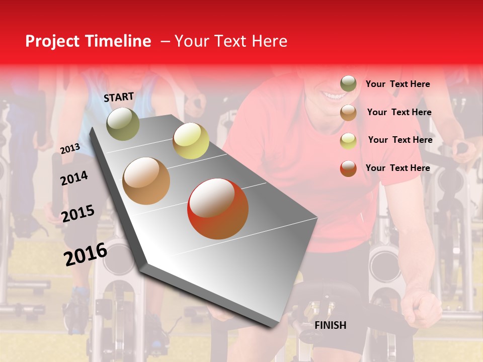Vitality Young Workout PowerPoint Template