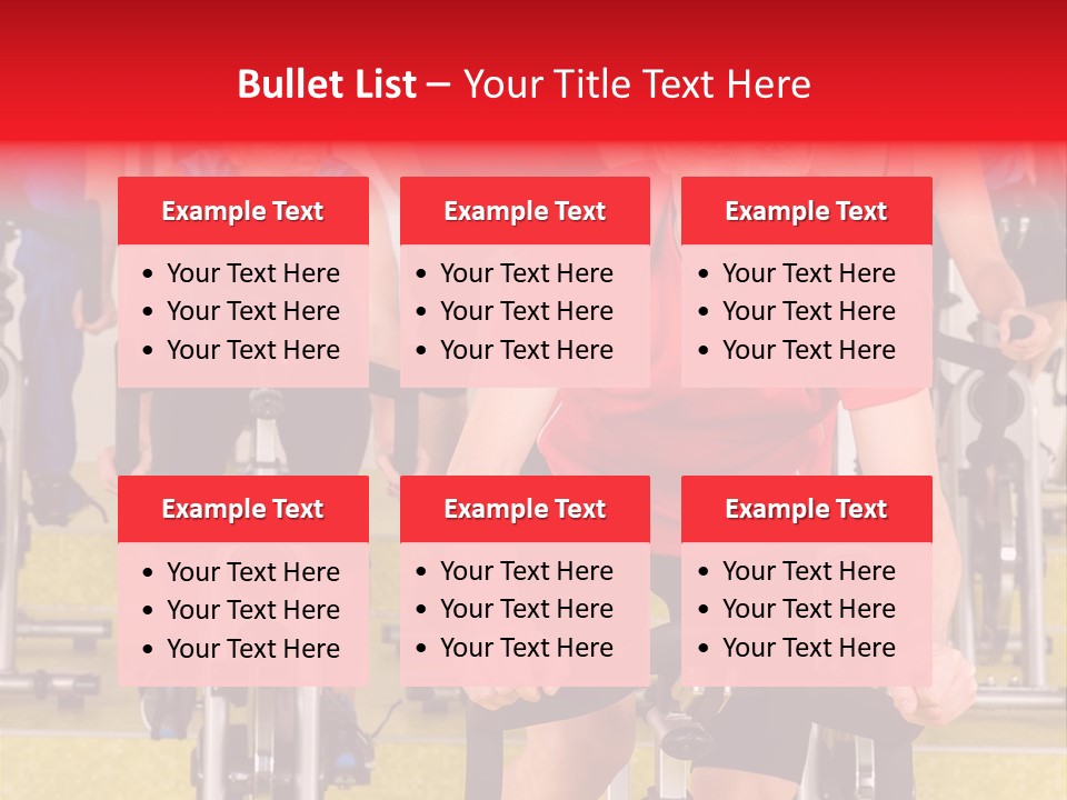 Vitality Young Workout PowerPoint Template