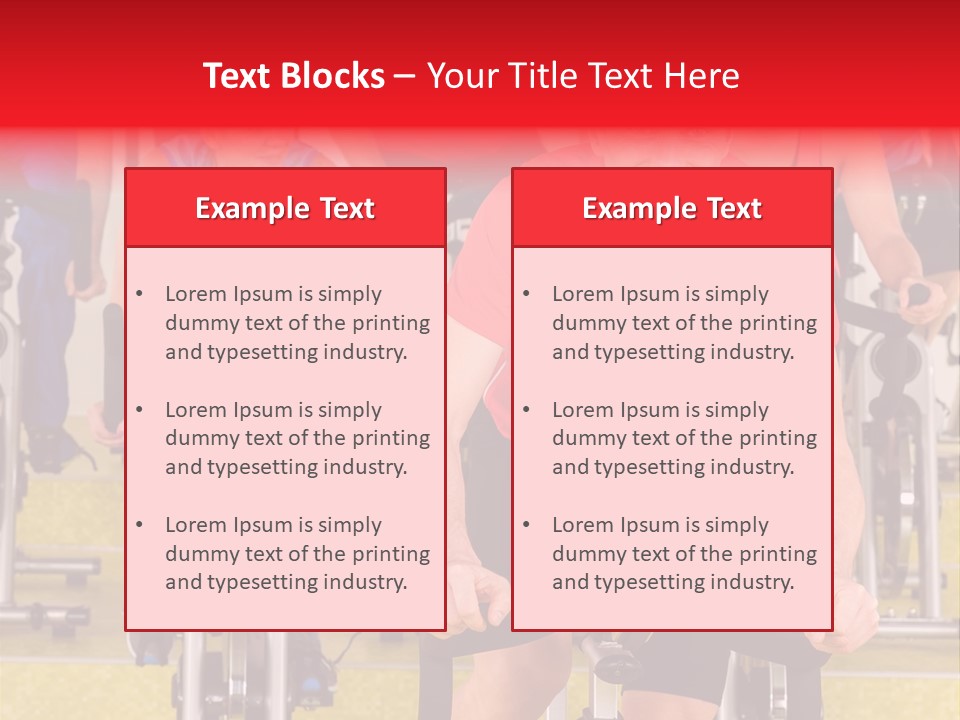 Vitality Young Workout PowerPoint Template
