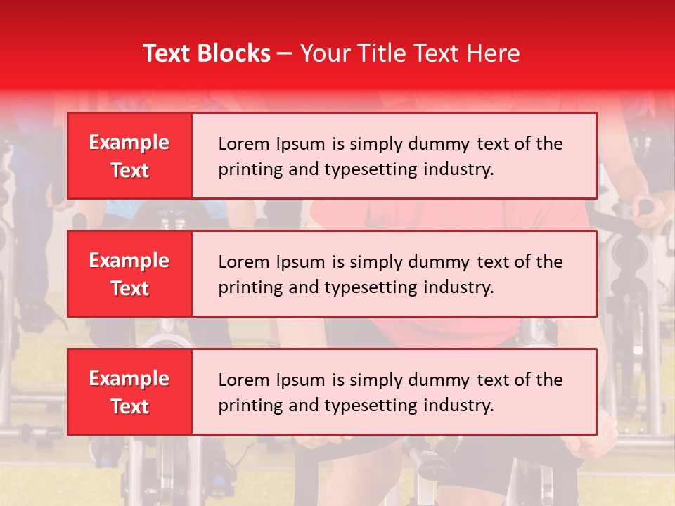 Vitality Young Workout PowerPoint Template