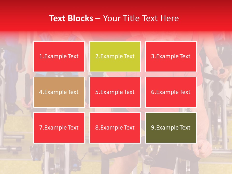 Vitality Young Workout PowerPoint Template