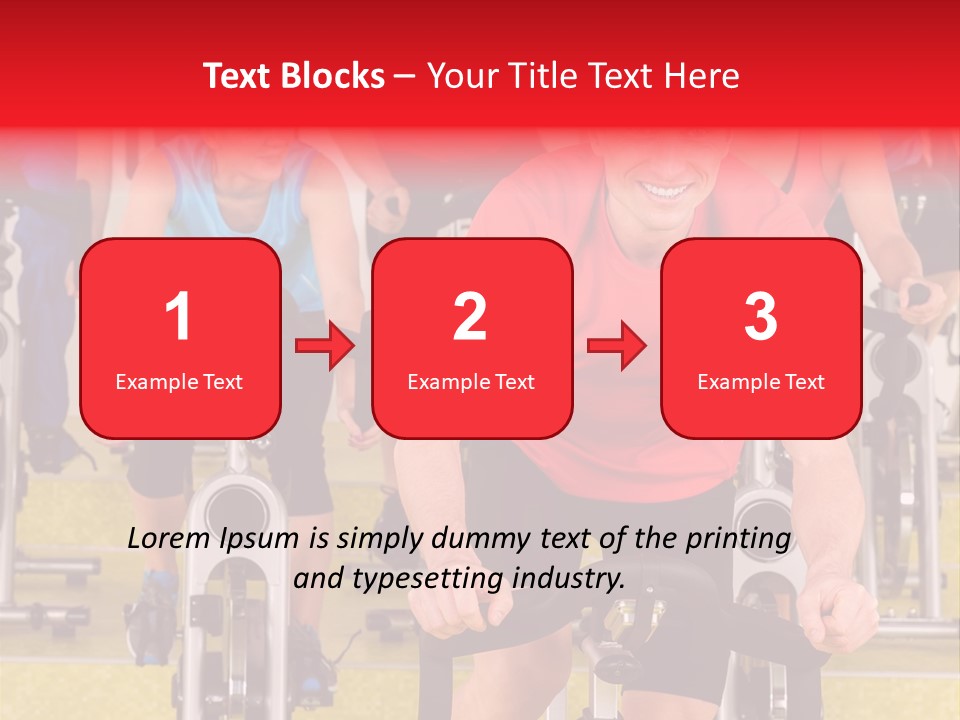 Vitality Young Workout PowerPoint Template
