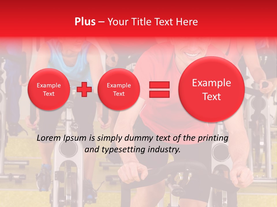 Vitality Young Workout PowerPoint Template