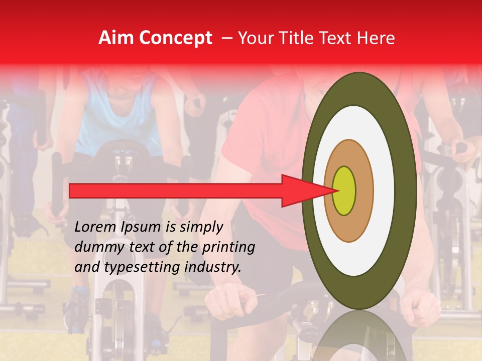 Vitality Young Workout PowerPoint Template