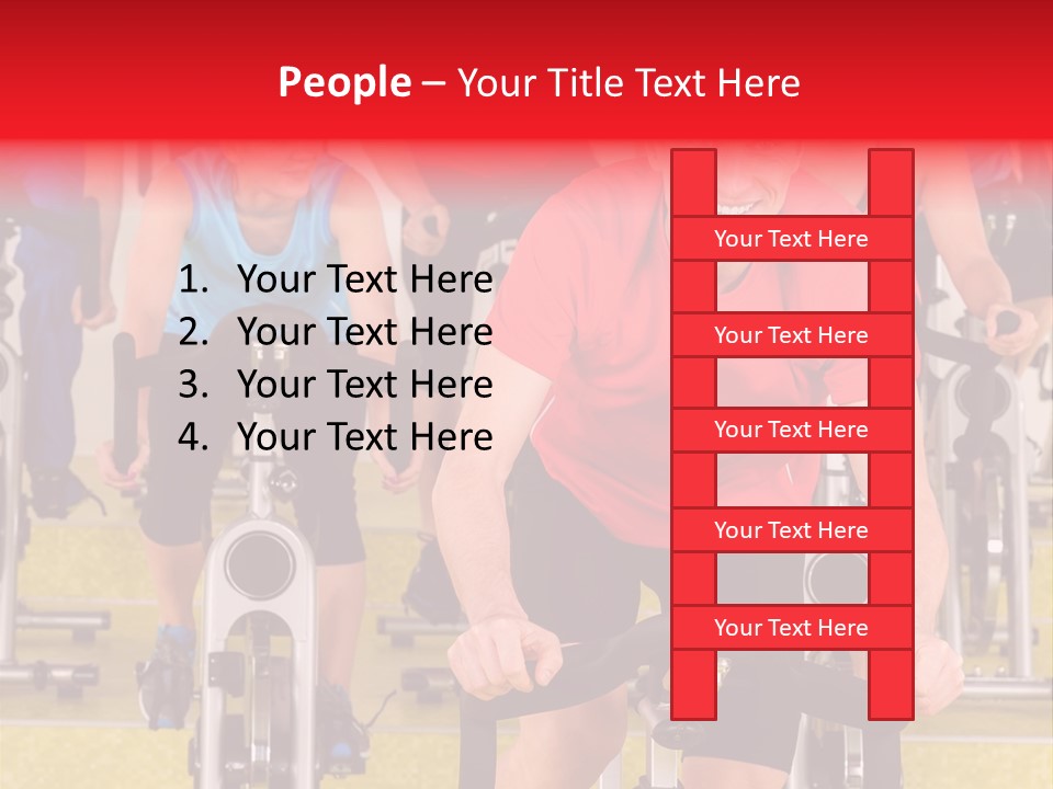 Vitality Young Workout PowerPoint Template