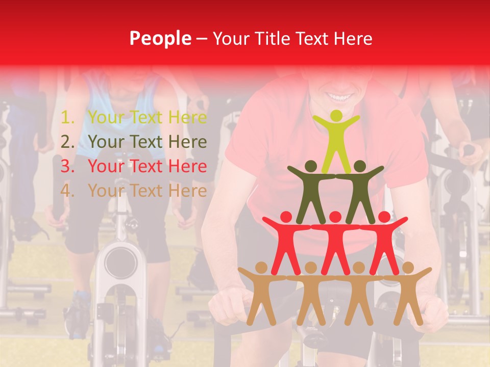 Vitality Young Workout PowerPoint Template