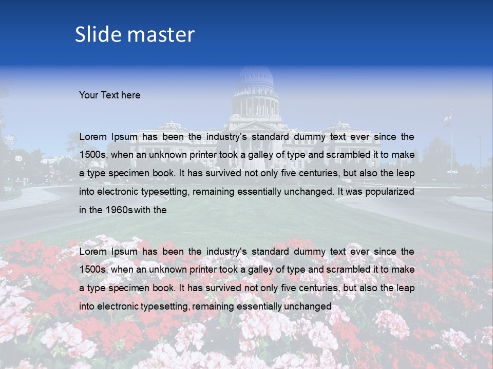 Architecture Landmark Exterior PowerPoint Template