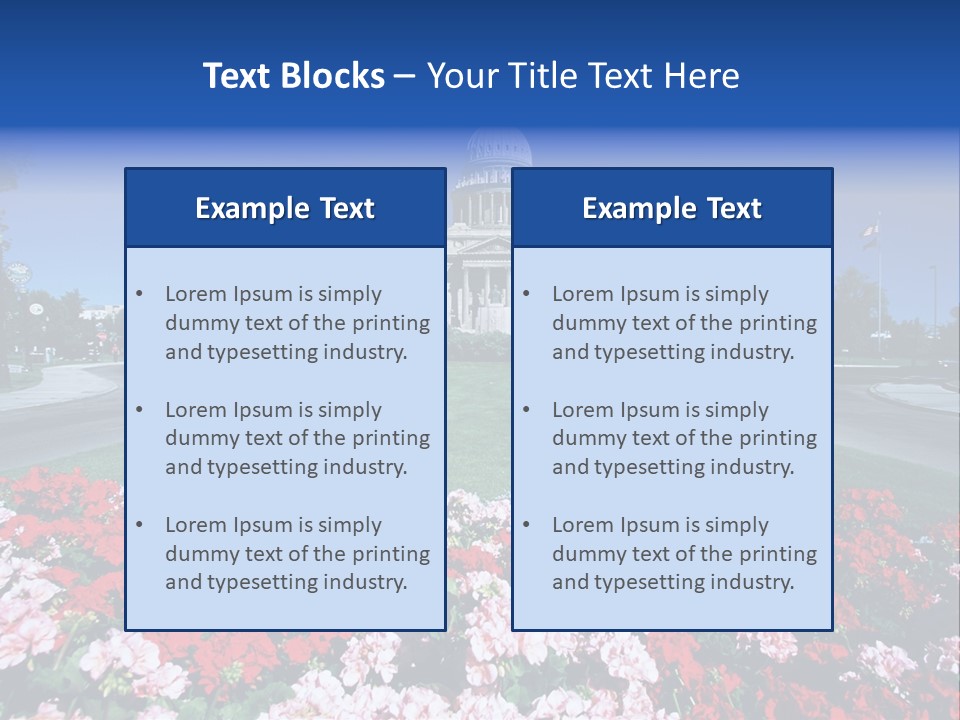 Architecture Landmark Exterior PowerPoint Template