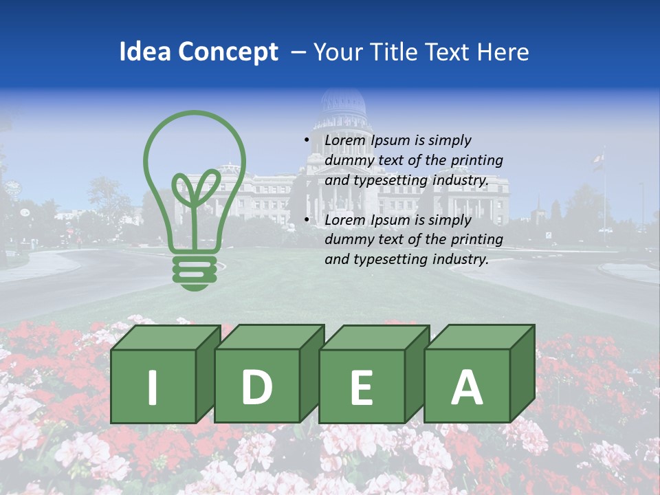 Architecture Landmark Exterior PowerPoint Template