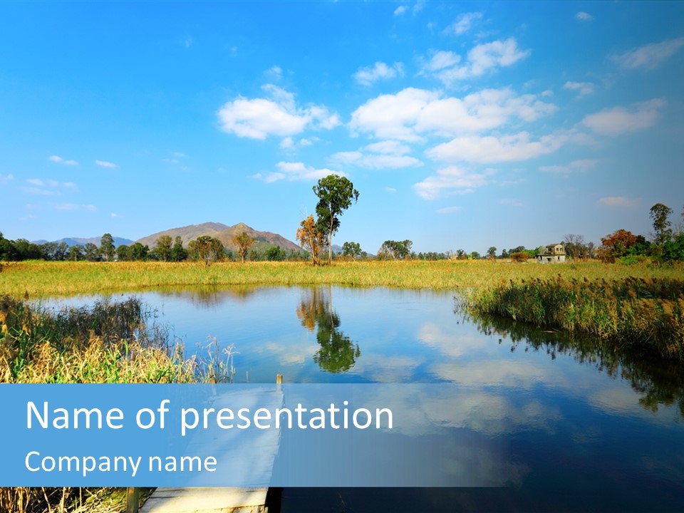 Forest River Hong PowerPoint Template