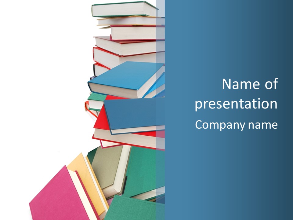 Letters Text School PowerPoint Template