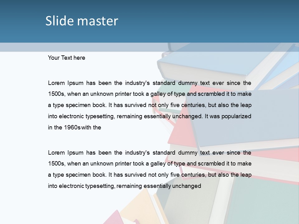 Letters Text School PowerPoint Template