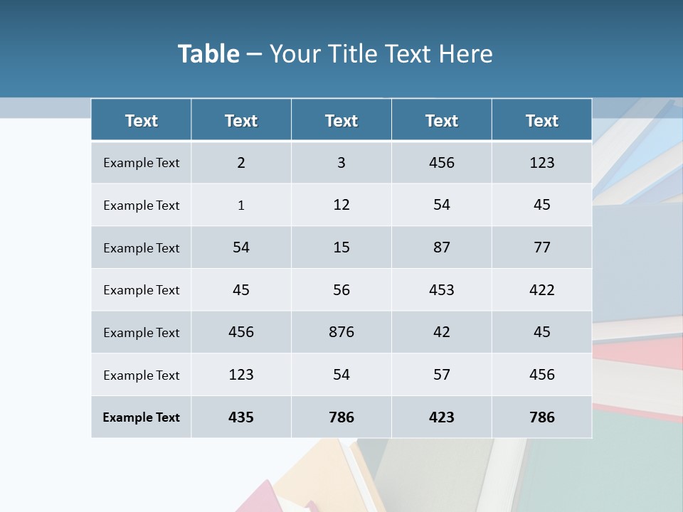 Letters Text School PowerPoint Template