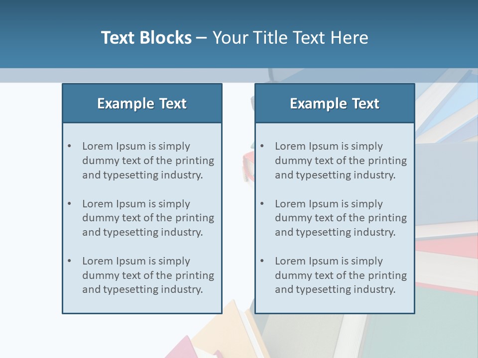 Letters Text School PowerPoint Template