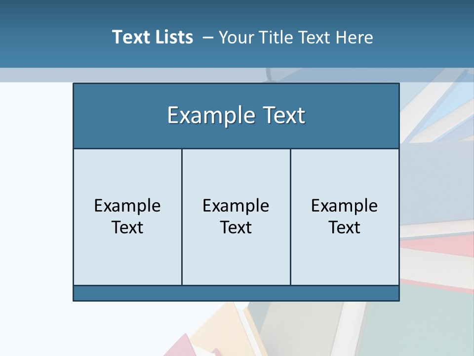 Letters Text School PowerPoint Template
