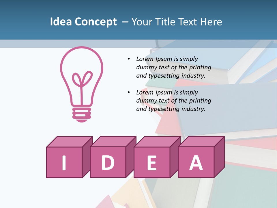 Letters Text School PowerPoint Template