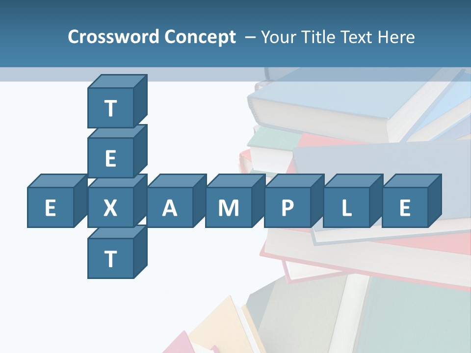 Letters Text School PowerPoint Template