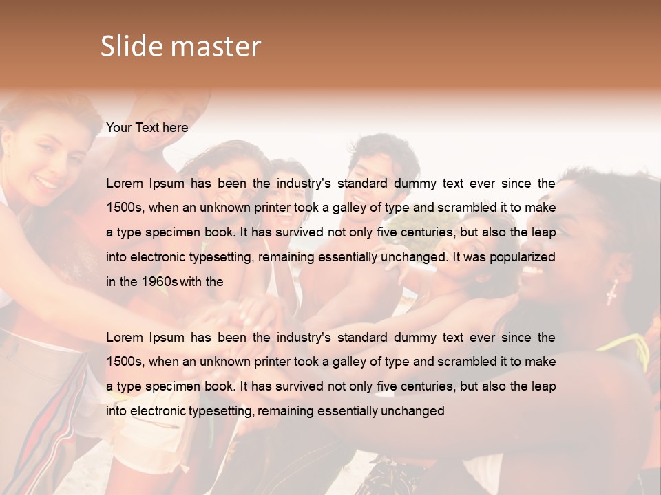 Portrait Job Sponge PowerPoint Template