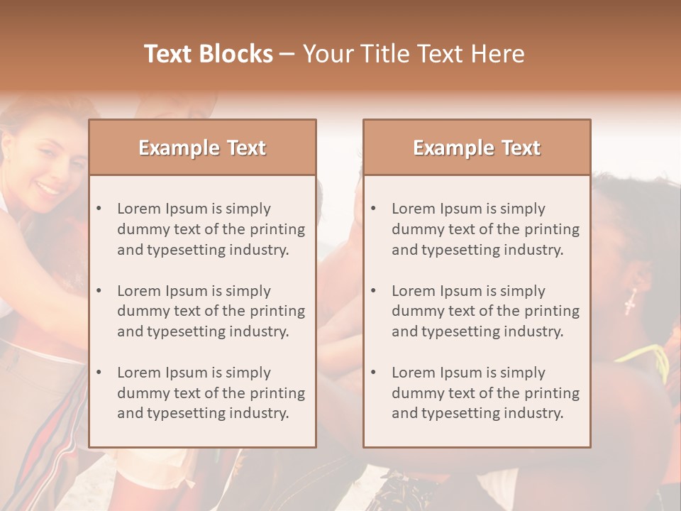 Portrait Job Sponge PowerPoint Template