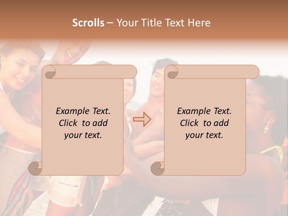 Portrait Job Sponge PowerPoint Template