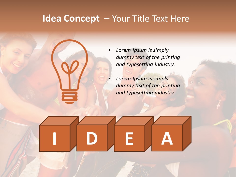 Portrait Job Sponge PowerPoint Template