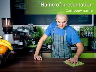 Portrait Job Sponge PowerPoint Template