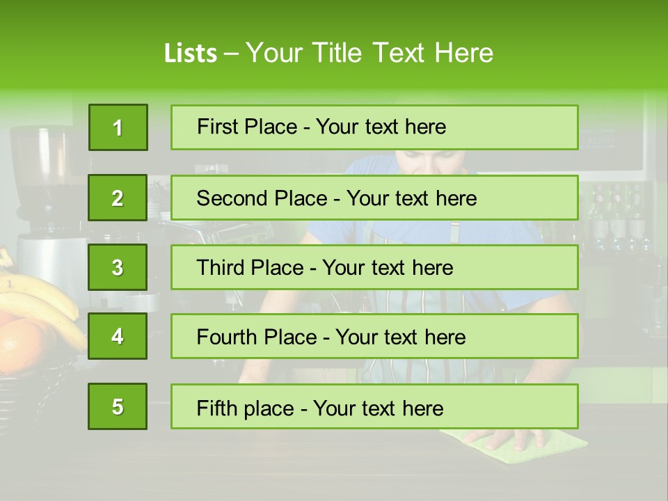 Portrait Job Sponge PowerPoint Template