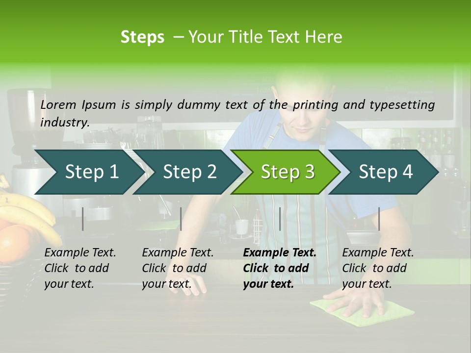 Portrait Job Sponge PowerPoint Template