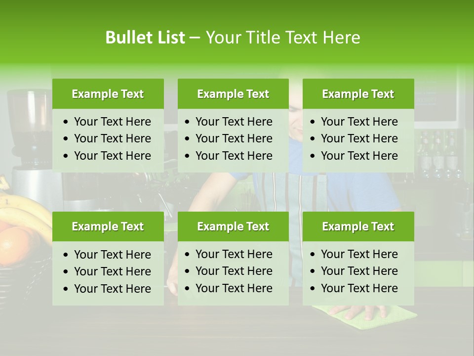 Portrait Job Sponge PowerPoint Template