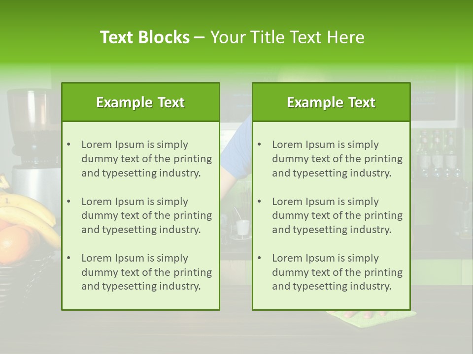 Portrait Job Sponge PowerPoint Template