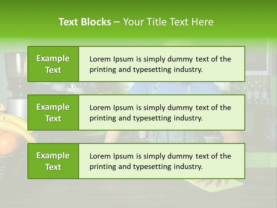 Portrait Job Sponge PowerPoint Template