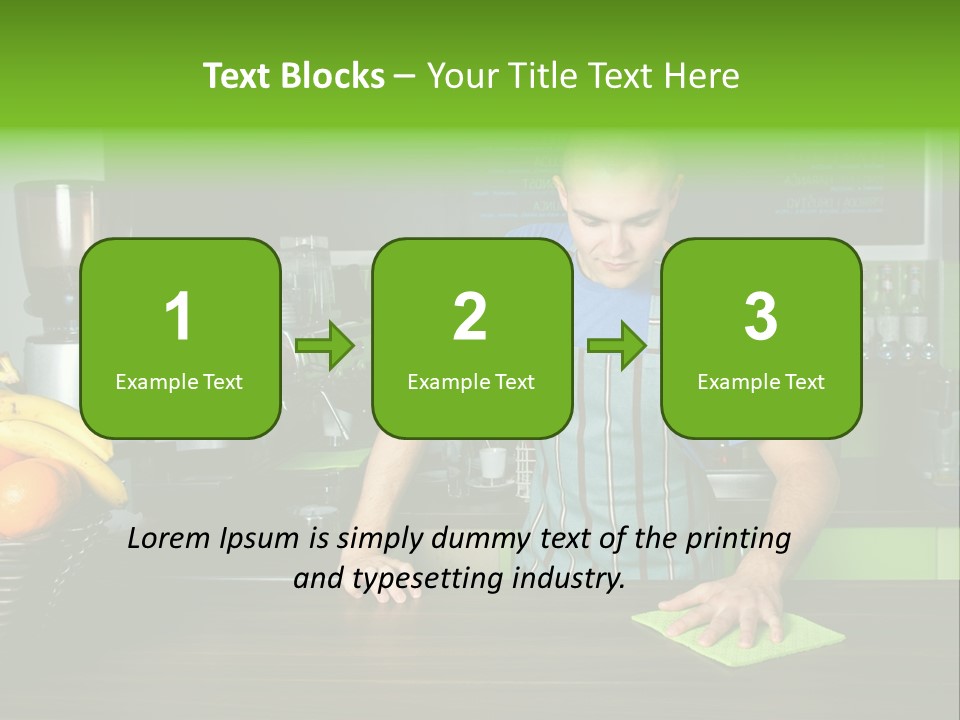Portrait Job Sponge PowerPoint Template
