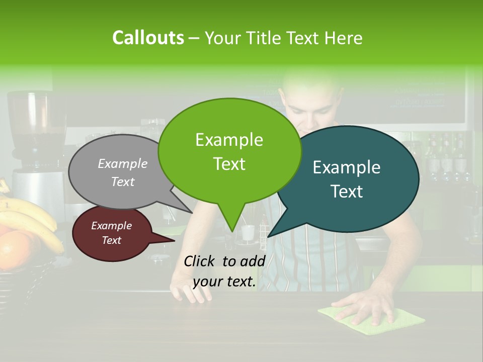 Portrait Job Sponge PowerPoint Template