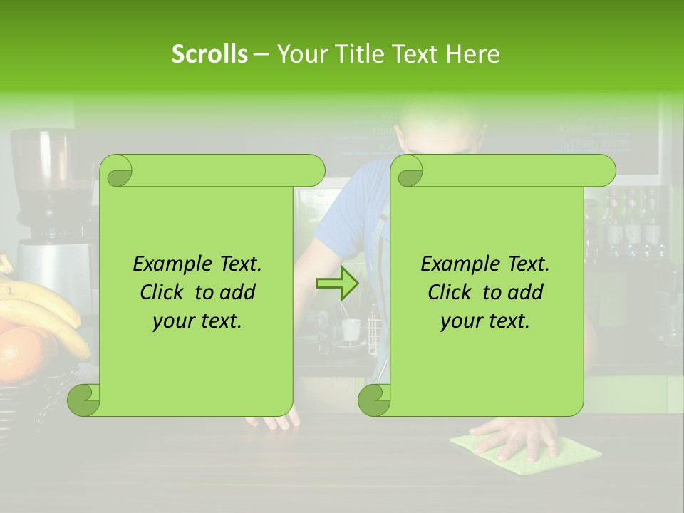 Portrait Job Sponge PowerPoint Template