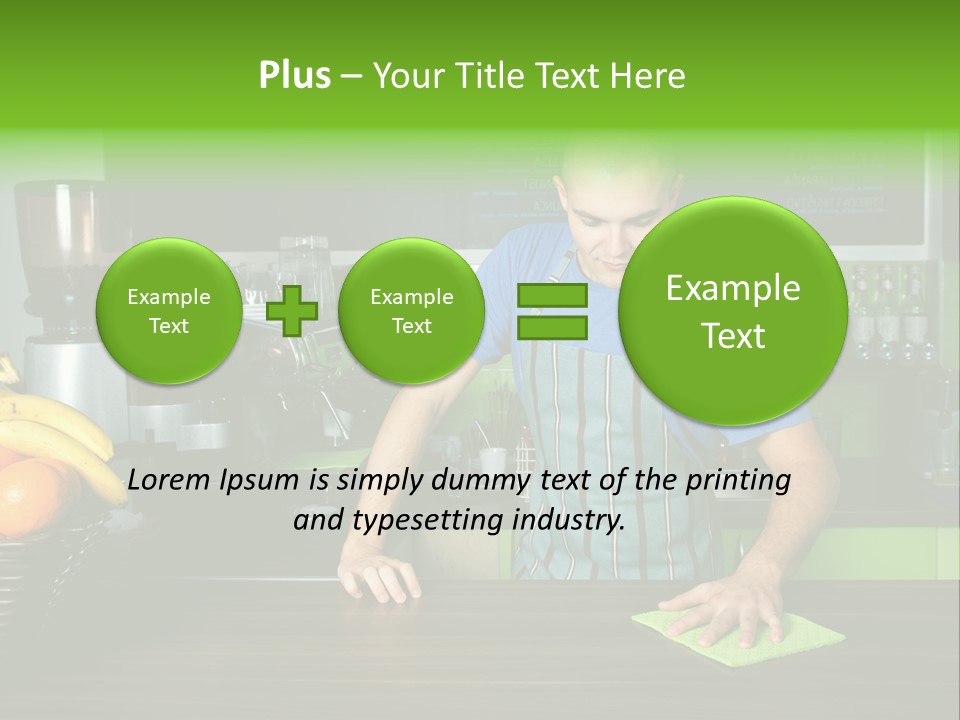 Portrait Job Sponge PowerPoint Template