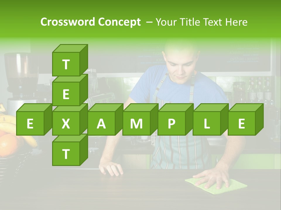 Portrait Job Sponge PowerPoint Template